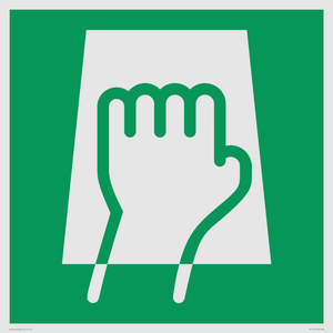 E906 safe condition push pad to open